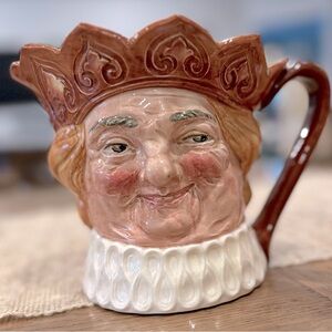 Royal Doulton Old King Cole Toby Mug - Made In England - 5 1/2"